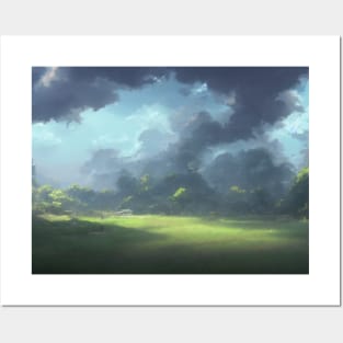 landscape pictures for wall gentle Posters and Art